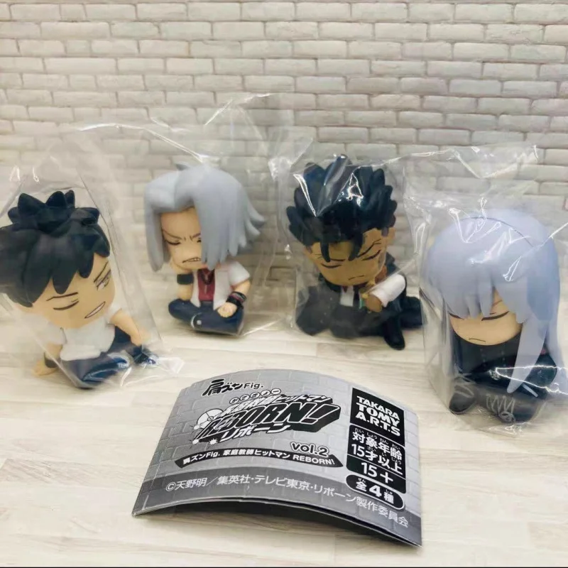 

Takara Tomy Mini Figure Shoulder Leaning Gashapon Reborn Hayato Gokudera Takeshi Yamamoto Xanxus For Adult Anime Collectors