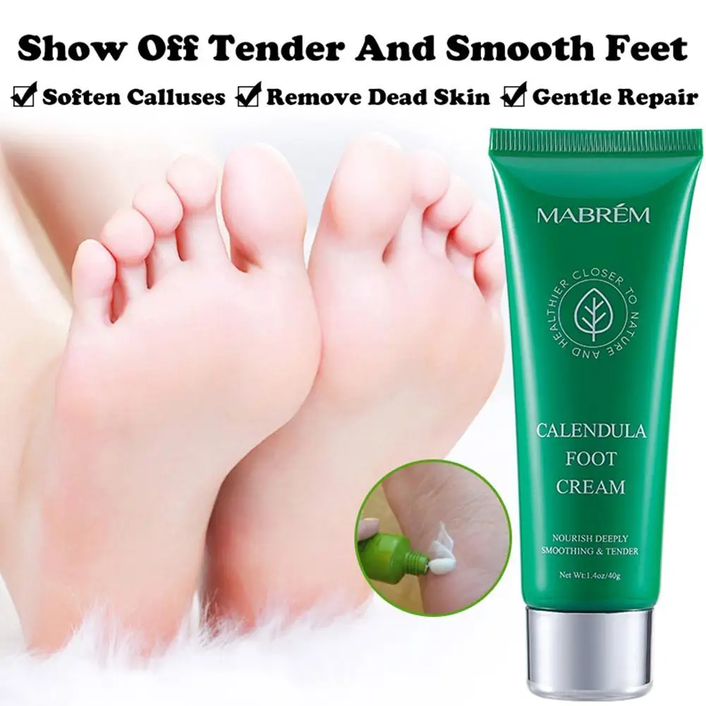 Calendula Foot Cream Moisturizer Whitening Cracked Anti Moisturizing Heel Exfoliating Cracking Cream Foot Care Whitening Sc E4G6