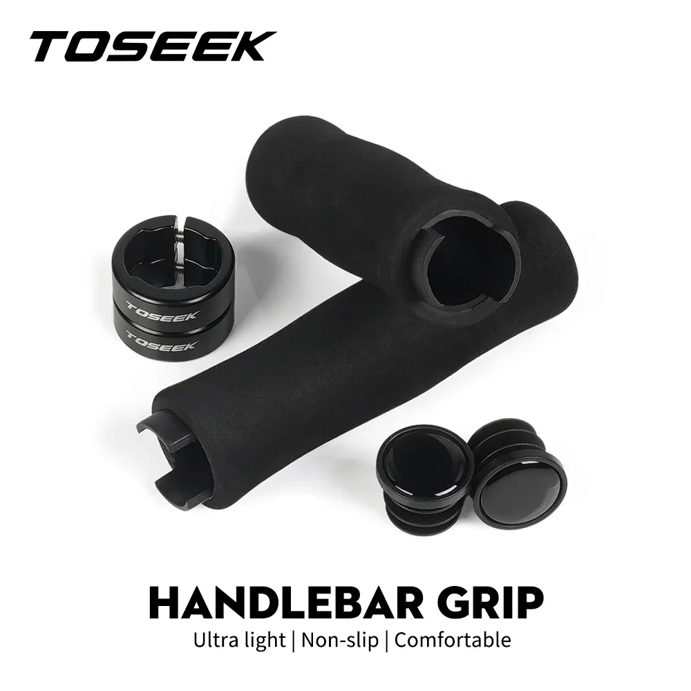 

Bicycle Grips Sponge Tape Cover Grips Non-slip Aluminum Bicycle Handles MTB Cuffs Mountain Bike Grips