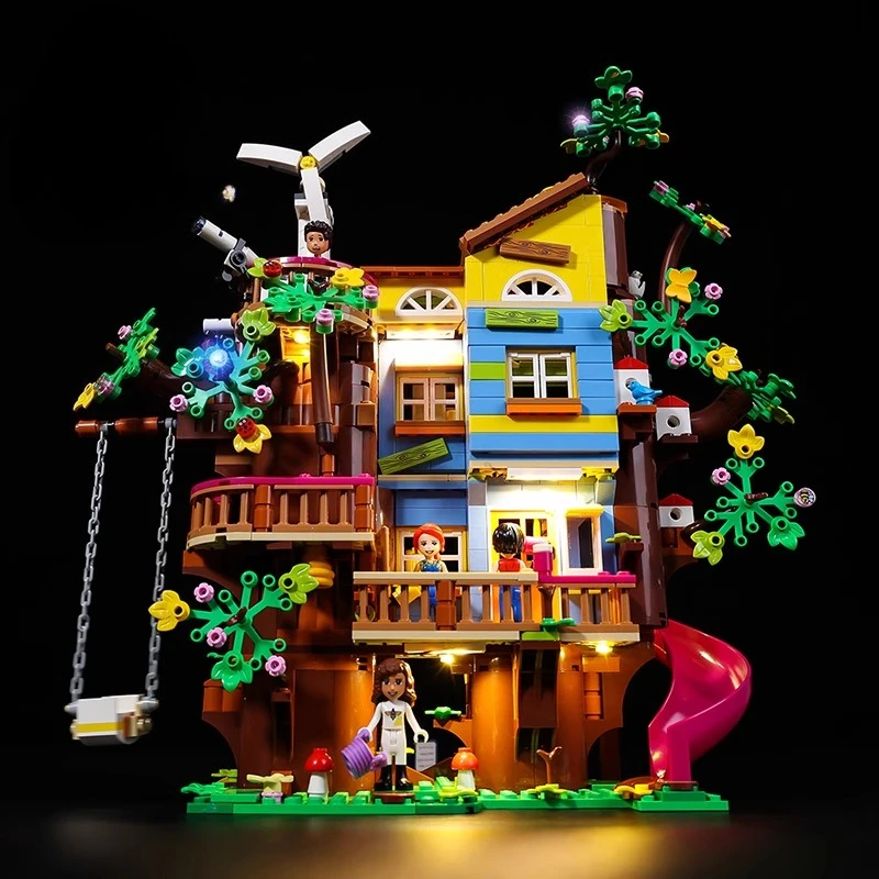 Kein Modell LED-Beleuchtungsset, geeignet für LEGO Friends Friendship Tree House 41703 (nicht im Lieferumfang enthalten)