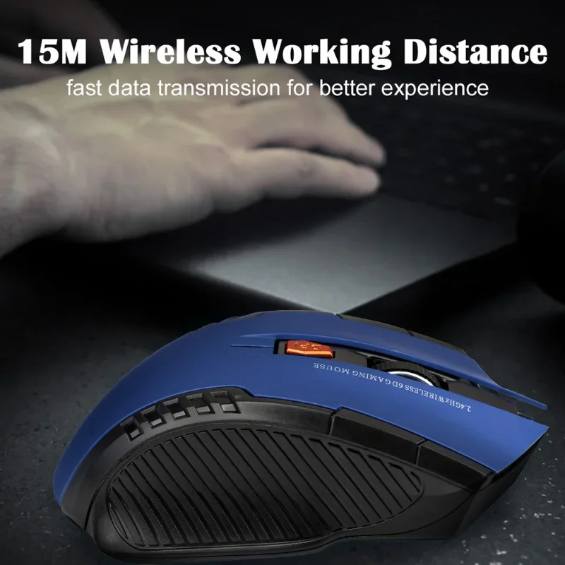 2.4GHz Wireless Mouse Optical Mice with USB Receiver Gamer 1600DPI 6 Buttons Mouse For Computer PC Laptop Accessories