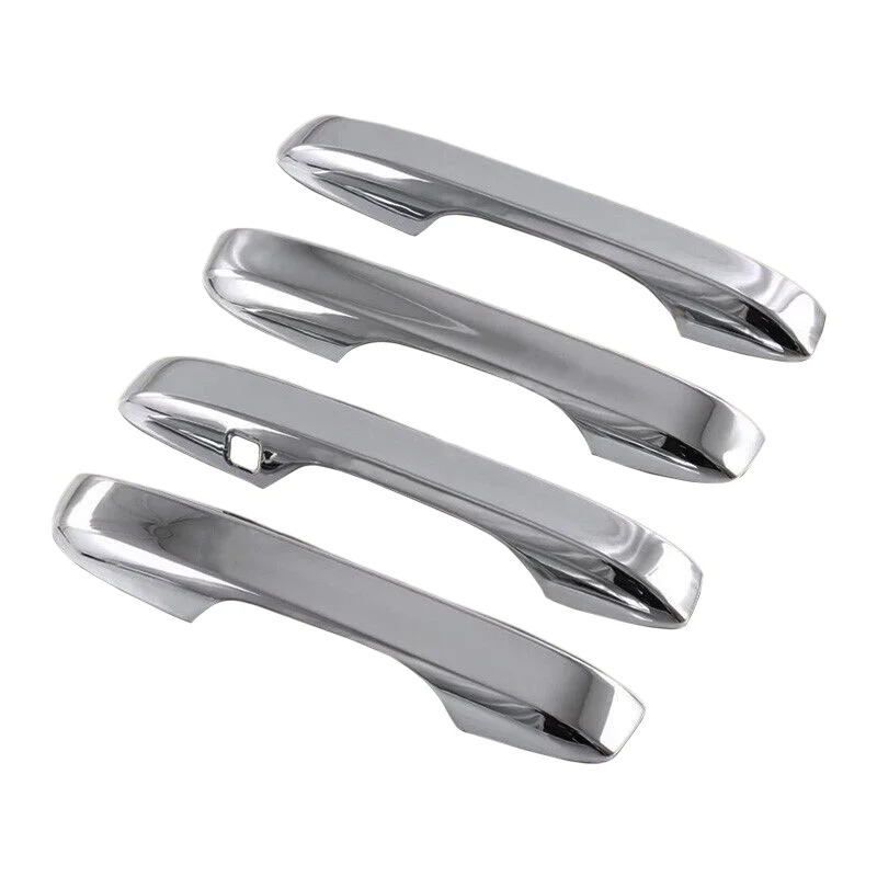 4pcs/set Exterior Door Handle Cover Trim Fit for Honda CR-V CRV 2023-2024 Chrome ABS