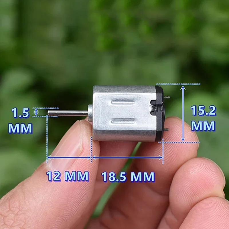 FF-030SB-10165 Mini 030 silnik DC 3.7V 5V 6V 17000 obr./min wysokie obroty mikro 15mm * 12mm silnik elektryczny do samochodzików
