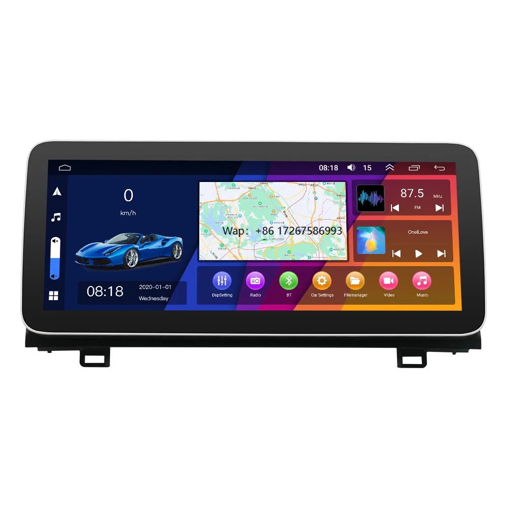 12.3-inch Android Octa-core Central Control High-end In-car  System for 2018-2022 New   Accord 10th Generation