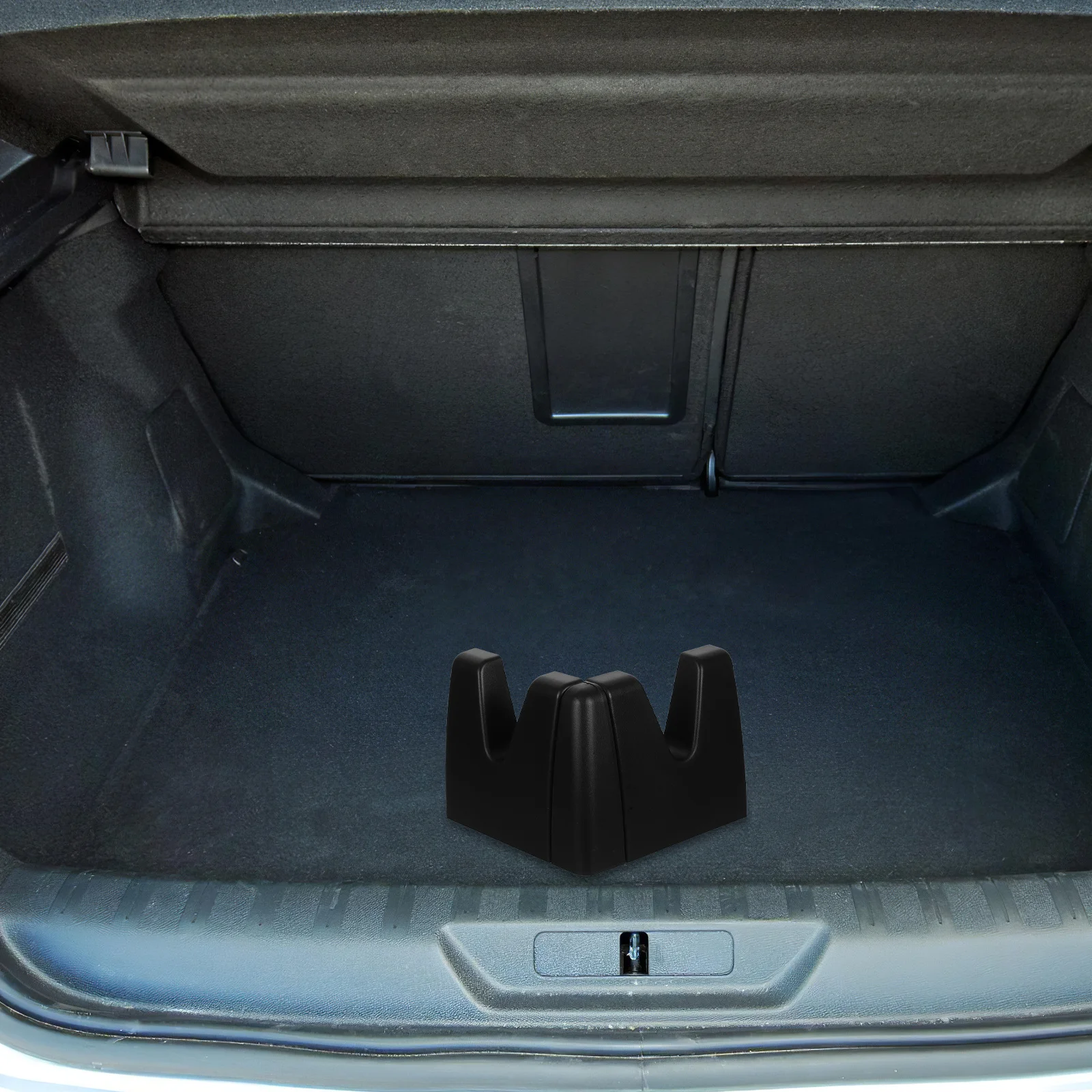 4 قطع سياج منظم لصندوق السيارة مع توصيل نظام توصيل البضائع لشاحنة الدفع الرباعي وشاحنة صغيرة لتخزين السيارات باللون الأسود #1