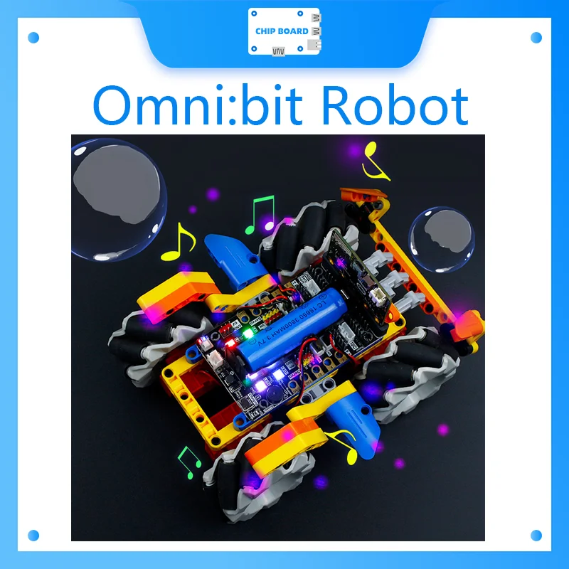 

Yahboom Microbit Omnidirectional Education Programming Omni:bit Robot