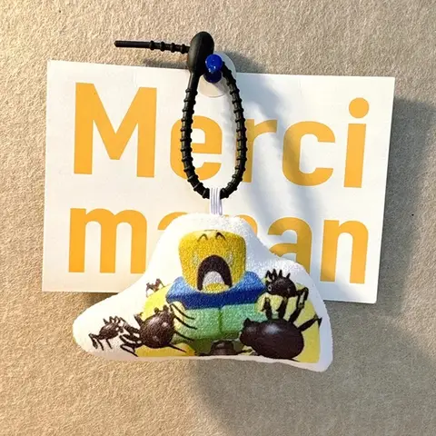 3D New Style Game Roblox Creative Peripheral Cartoon Crying Voice Pendant, Abandoned Spider, Angry But Silent Doll Keychain Gift