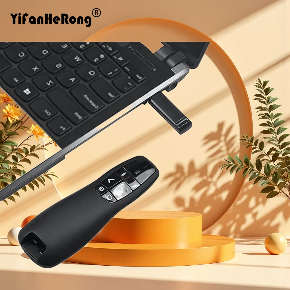 2.4 جيجا هرتز PPT مؤشر القلم الوجه اللاسلكي USB باور بوينت عرض الفرس مقدم للتحكم عن بعد باور بوينت مع الضوء الأحمر