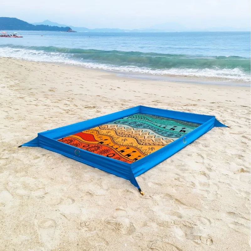 2025Counterfeiting of new patented products will be prosecuted Outdoor waterproof sand-blocking fence beach mat