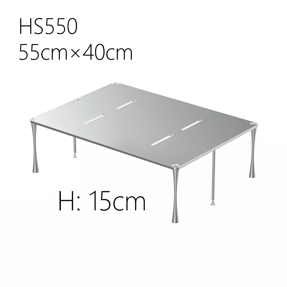 Imagem -06 - Alumínio Desktop Hifi Rack para Dispositivos de Áudio dd Hifi Hs550 Dac Amp Disponível em Preto e Prata