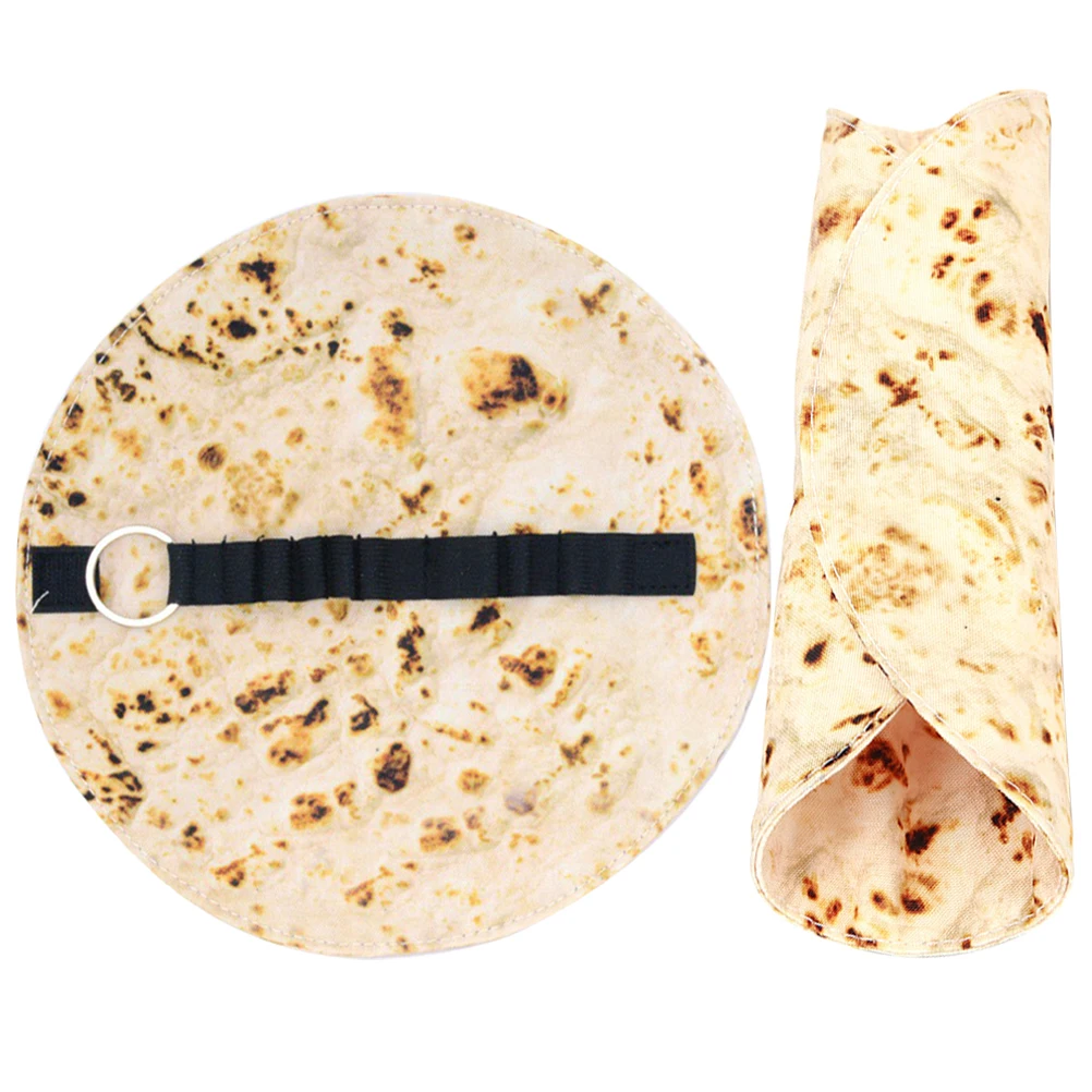 

2 Pcs Burrito Pencil Bag Cute Case Special Pouch Tortilla Holder Canvas Storage