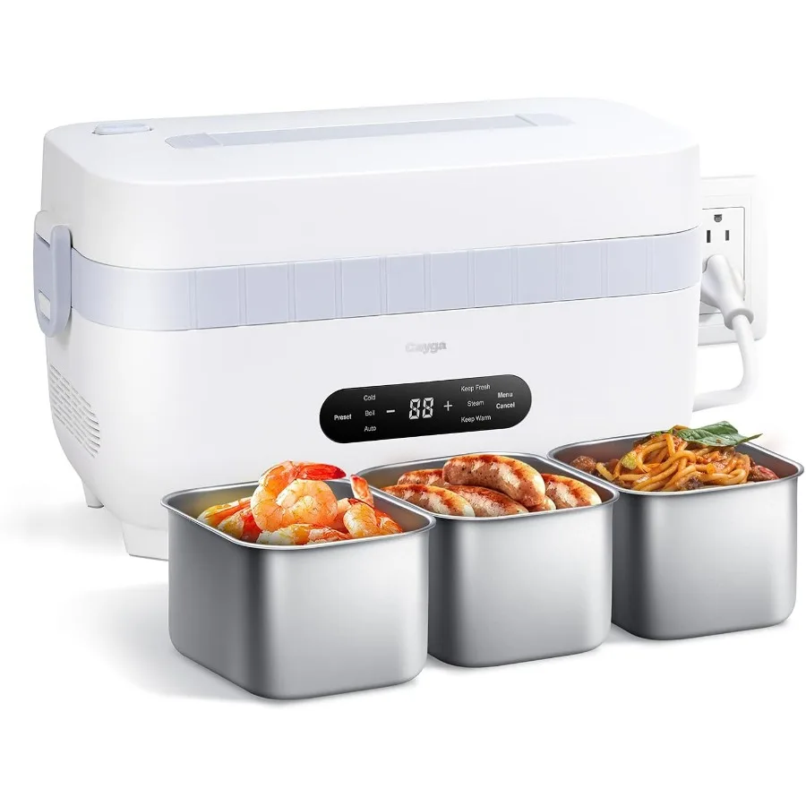 

Многофункциональный электрический ланч-бокс с подогревом, 110 В, на 5,5 чашек, портативный, с автоматическим подогревом и съемным поддоном