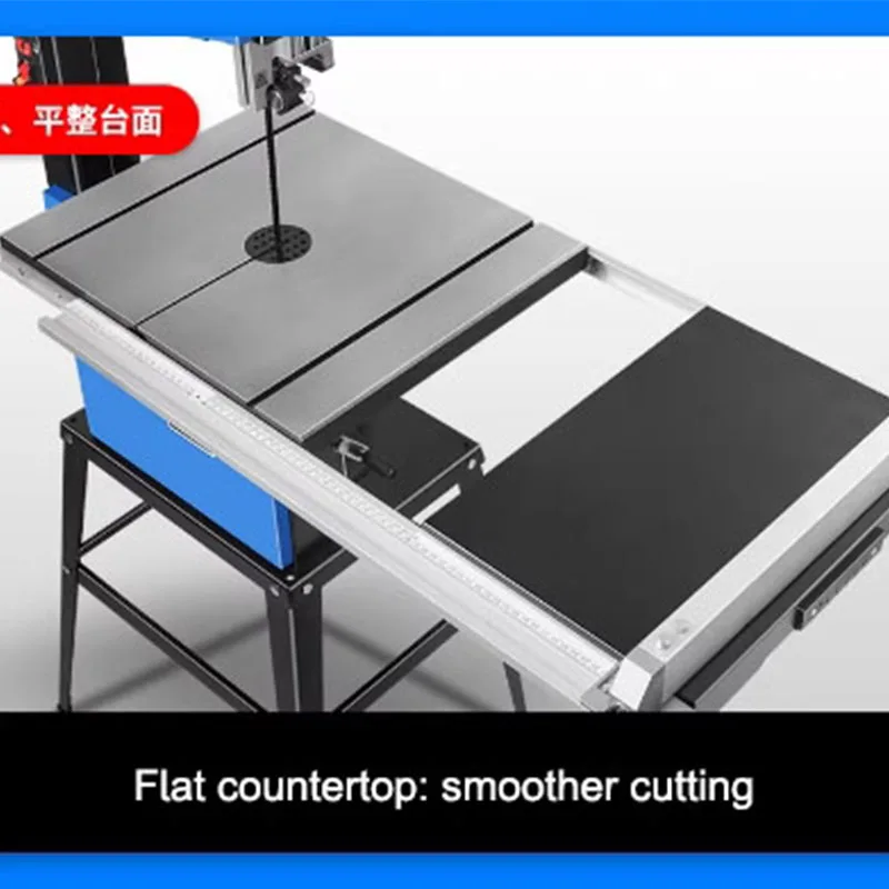 

8-дюймовая/9-дюймовая ленточная пила для деревообработки, изогнутая пила, настольная формовочная пила для дерева, пила для металла, распиловочный станок, для домашнего использования, 122/1