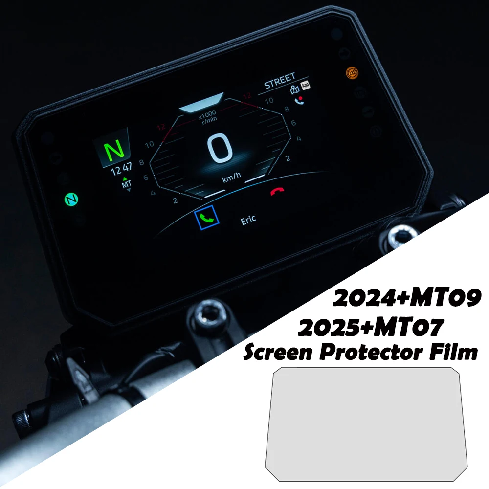 2025 MT07 طبقة حماية الشاشة لوحة الأدوات TFT طبقة حماية لياماها MT 07 2025 + MT09 SP 2024-فيلم شاشة مضاد للوهج