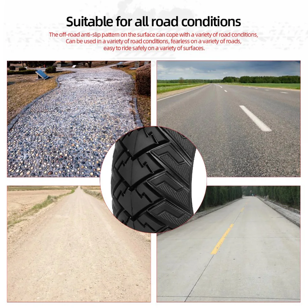 WSKEJI 8.5Inch Off-Road Solid Tires For Vsett 8 9+/Zero 8 9Pro/Kugoo G2 Pro Scooter Wear-resistant Puncture-proof Tire Parts