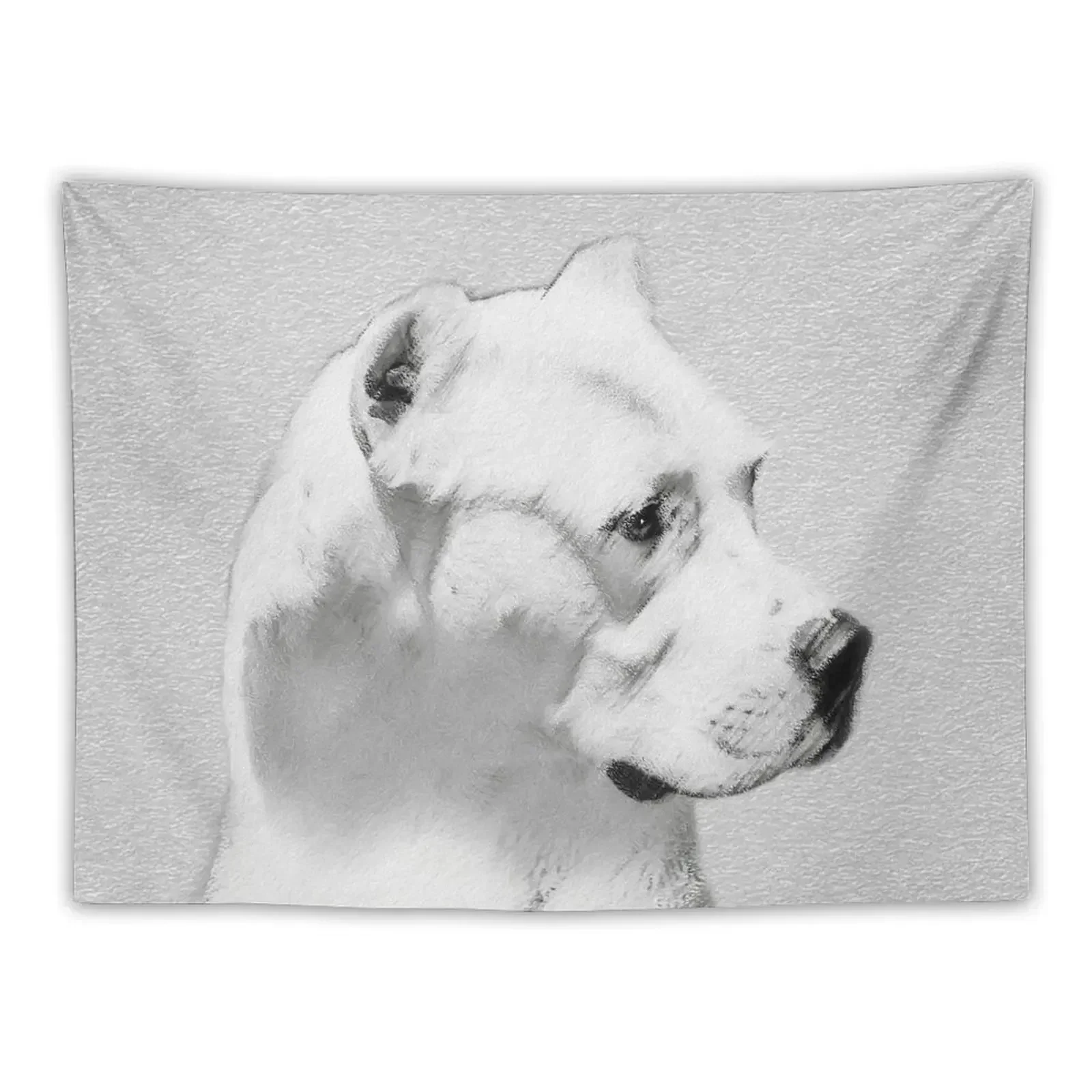 Dogo Argentino Tapestry Anime Decor Things To The Room Outdoor Decor Bed Room Decoration Tapestry