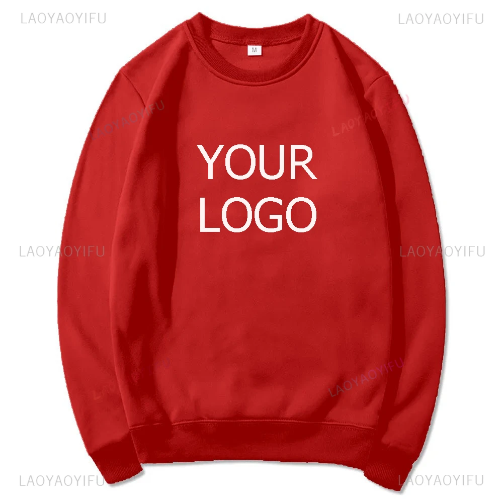 DIY Custom Design Sweatshirt Customized Logo Personalized Hoodie Student Casual Custom Printed Text DIY Hoodies Sweater