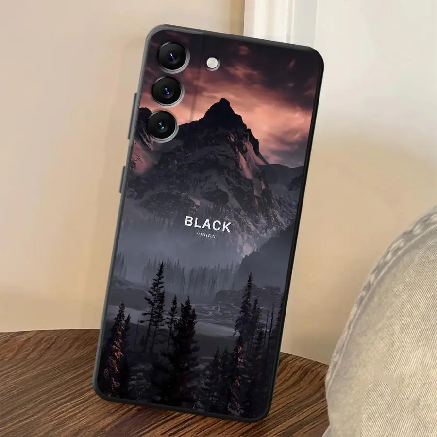 Misty Mountain Phone Cover Case for Samsung Galaxy A05 A51 A57 A15 A25 A16 A06 A37 A73 A23 A53 A17 A12 A50 A70 A13 A41 A52 A36