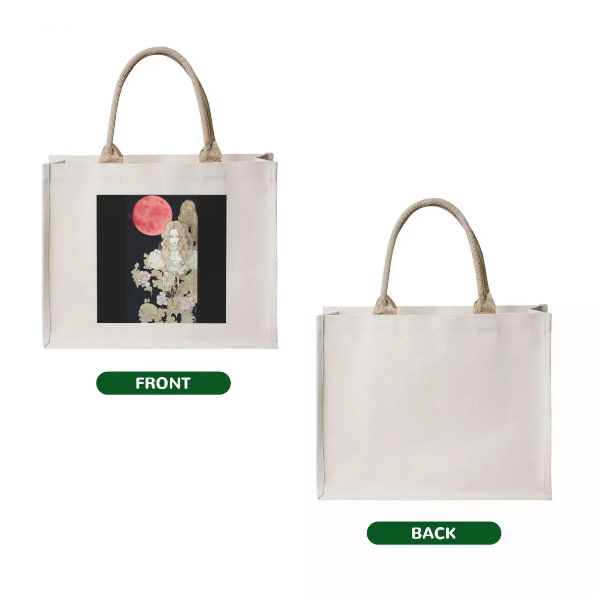 Ghosts are real, this much I know... Tote Bag Shopper bag custom canvas bag Reusable bags