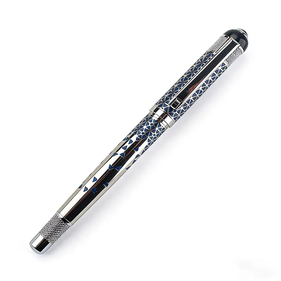 High Quality Full Metal Lattice Shape Luxury Ballpoint Pen Business Men Birthday Gift Writing Pen SCHOOL STATIONERI