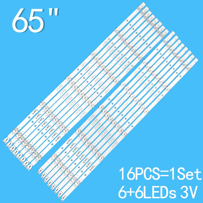 3V 694mm LED Backlight strip 6 LED for Philips 65 inch 4708-K65WDF-A2113N31 4708-K65WDF-A2113N21 K650WDF A2 65DS8800