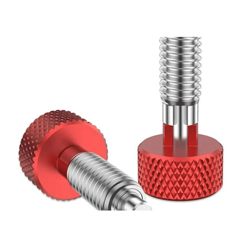 Custom CNC Aluminum Quick Release Pins Plunger Screw Prototype Parts Fast Turnaround