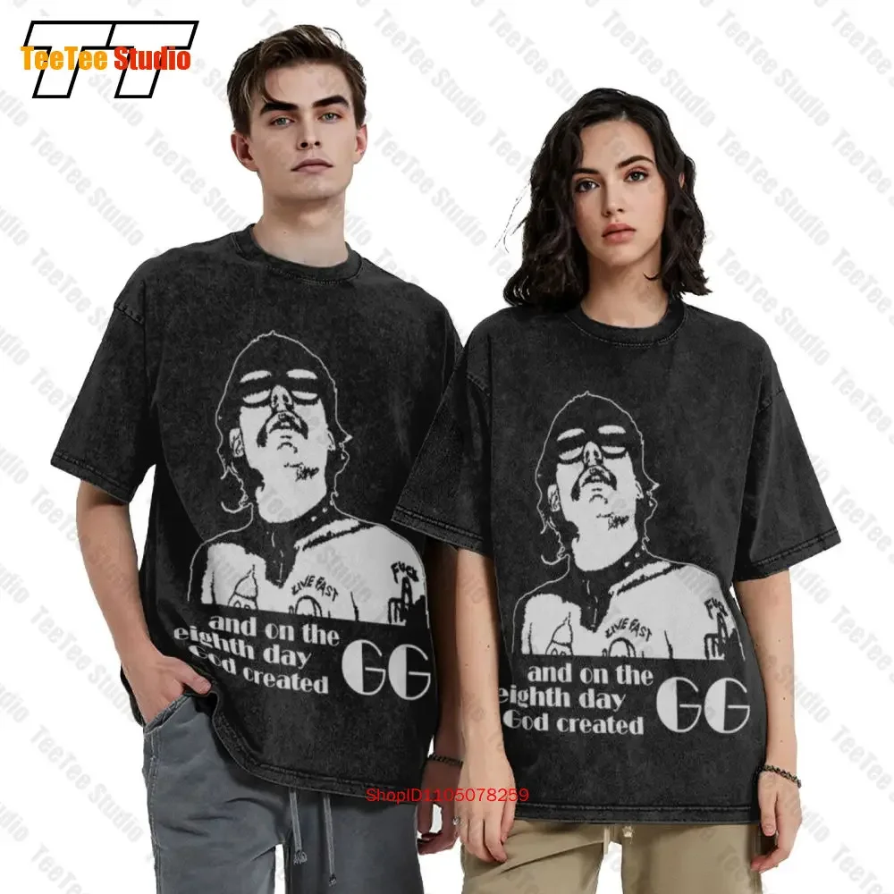 Gg Allin And On The Eighth Day God Created Gg Vintage Oversized T-Shirt UNAQ