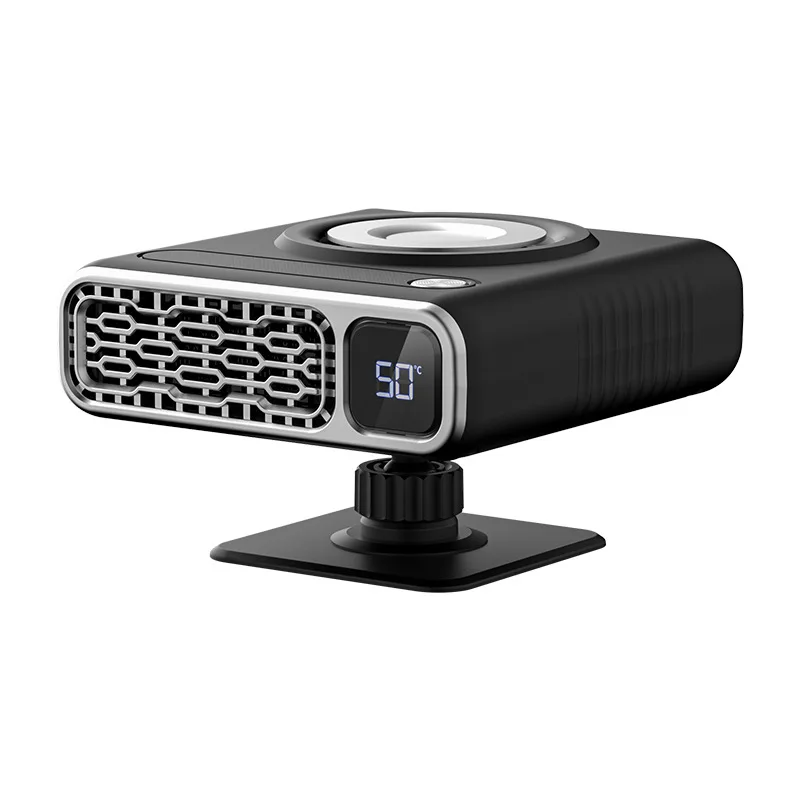 Rotatable Car Electric Heater,12V Auto Windshield Defogger Defroster,Portable Vehicle Heating Warmer For Car Front Rear Seats