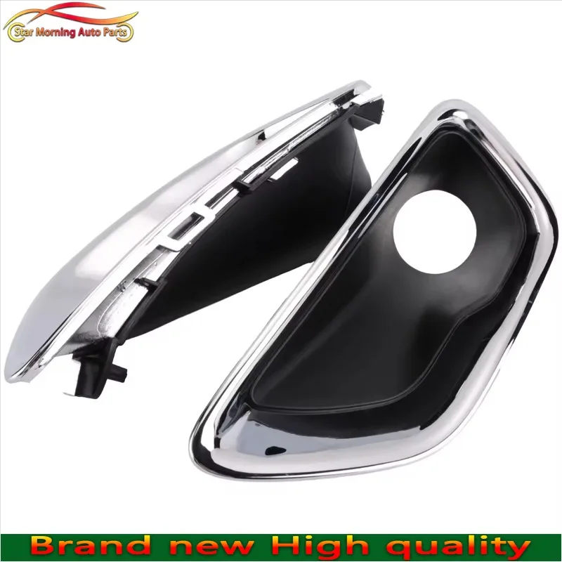 

68261710 68261710AA 68261711AA 2PCS Front Bumper Fog Light Frame Applicable to Jeep 2017 Grand Cherokee front fog lamp fame