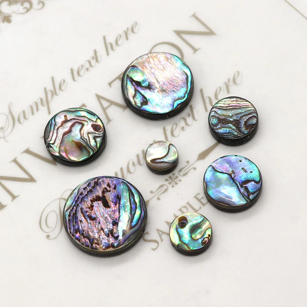 5 Pack Natural Abalone Bead Charms 6-20mm DIY Fashion Making Bracelet Necklace Earrings Beads Charm Women Gift Accessories