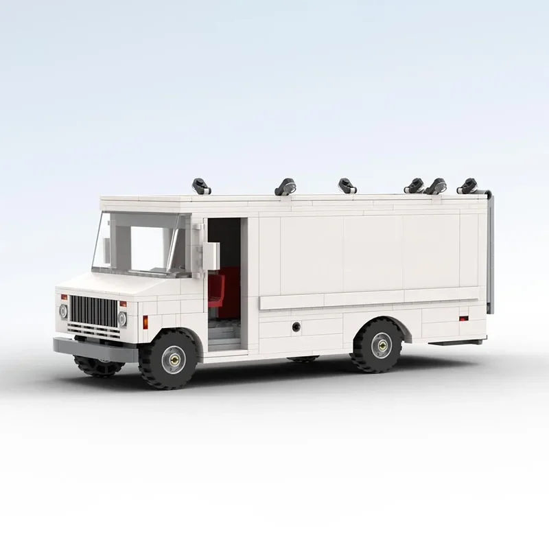 

533PCS MOC Transporter Doc Brown Value Van From Back To The Future Model Building Blocks Stacking Bricks Creative Kid Toy Gift