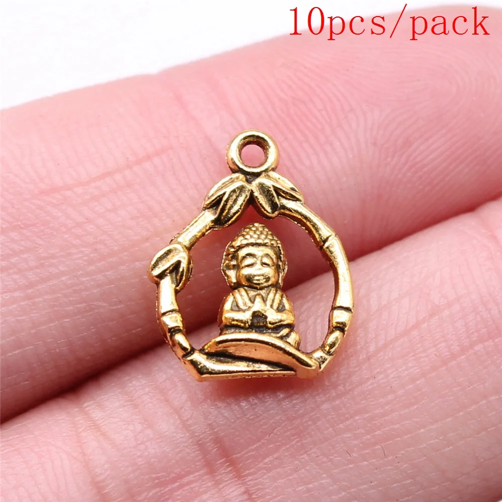 Bulk Charms For Jewelry Making Kit Pendant Diy Jewelry Accessories Buddha Charms Necklace accessories