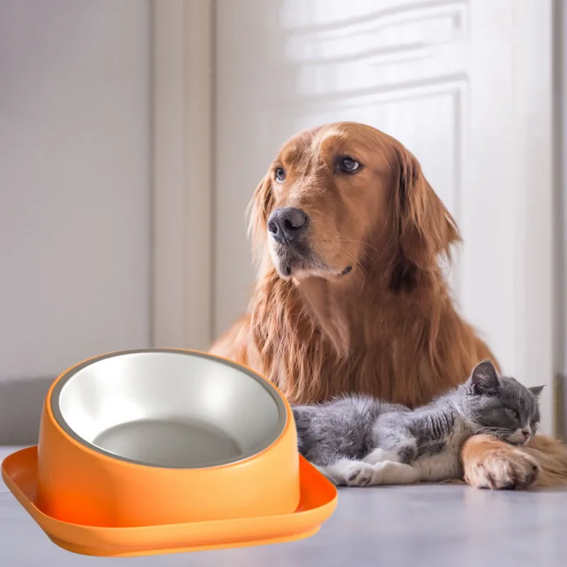 Pet Food Bowl 15 Degrees Slope Safeguard Neck Anti-Ant Cat Feeder Anti-overturning Non-Slip Bowl For Cats Dogs Kitten Puppy