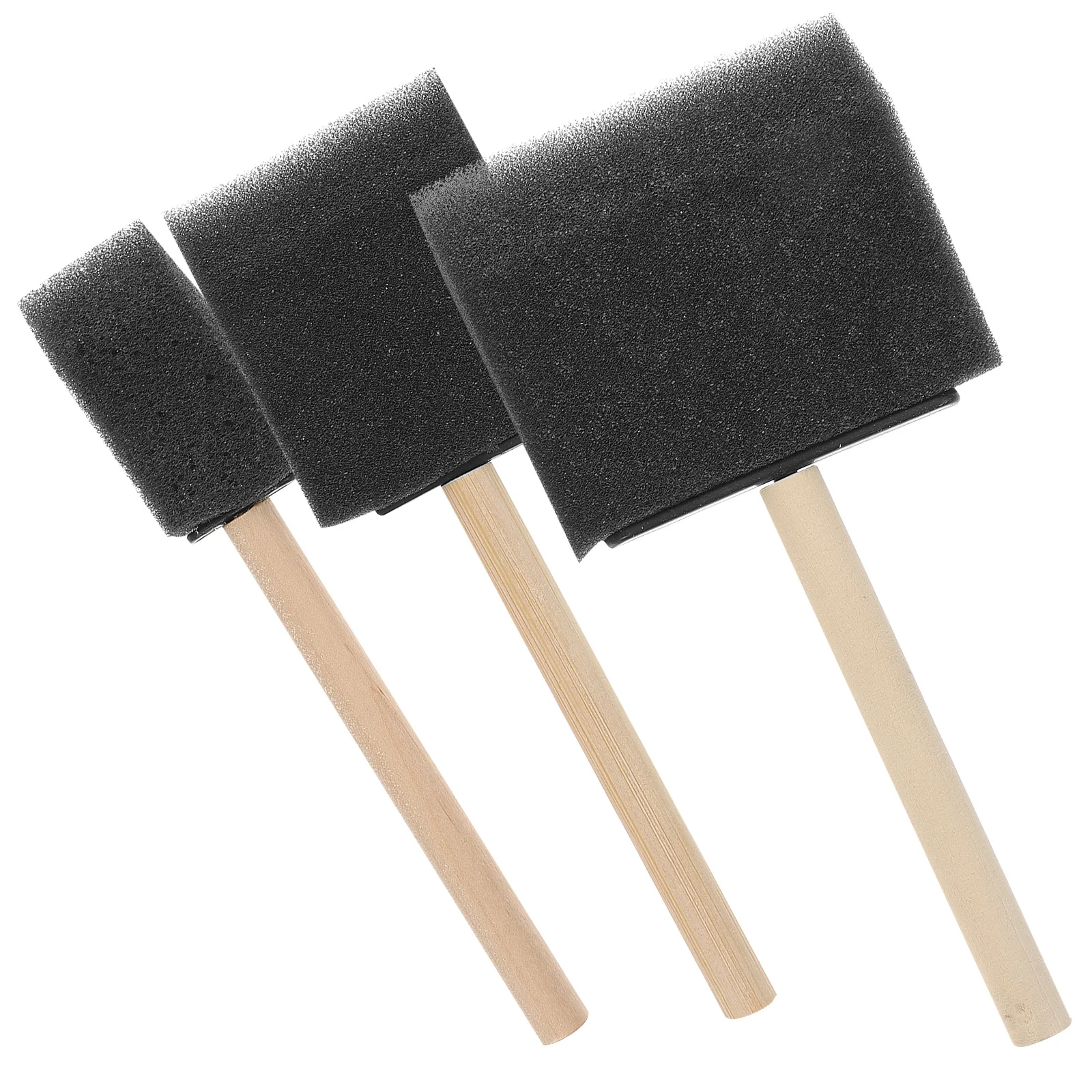24 قطعة من إسفنجات الرسم الإسفنجية السوداء، أدوات رسم خفيفة الوزن ممتازة للحفلات المدرسية والأنشطة اليدوية الفنية