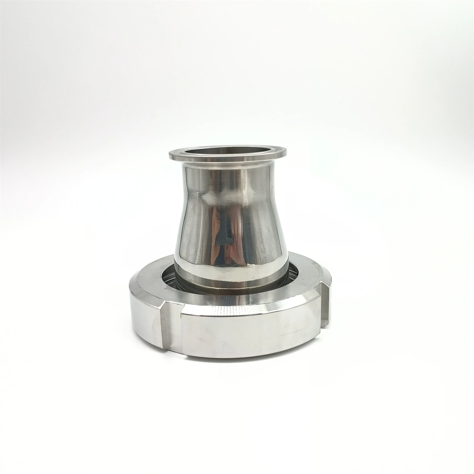 

1.5"TC x DN50 Food Grade DIN11851 Sanitary 1.5" Tri Clamp to DN50 Welding Liner & Nut Adapter SS316L Stainless Steel