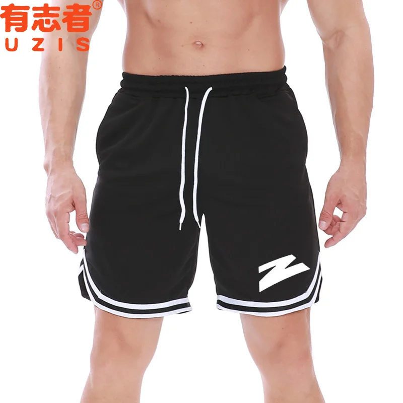 Men\'s summer UZIS sports basketball shorts, mesh fitness running shorts, men\'s loose casual shorts, fitness beach shorts, men\'s