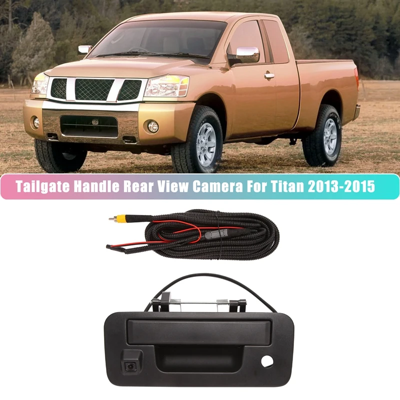 Car Tailgate Handle Rear View Camera Backup Camera For Nissan Titan 2013-2015 906069FM1A