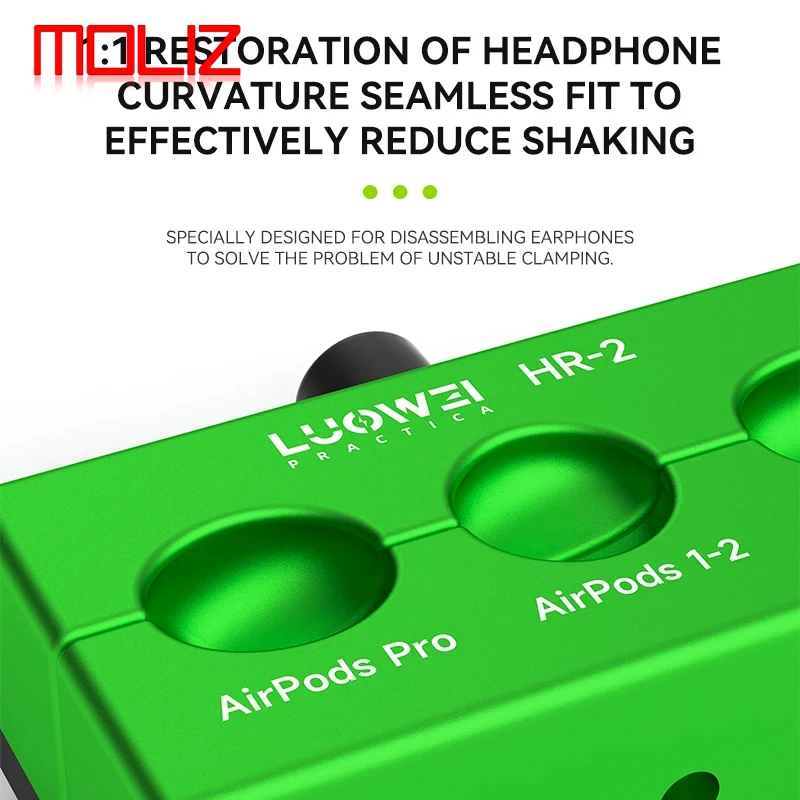 سماعة Luowei-تركيبات إصلاح دقيقة ، Apple AirPod 1 ، 2 ، 3 Pro ، مشبك محاذاة مفتوح ، حامل بطارية سماعة رأس التفكيك