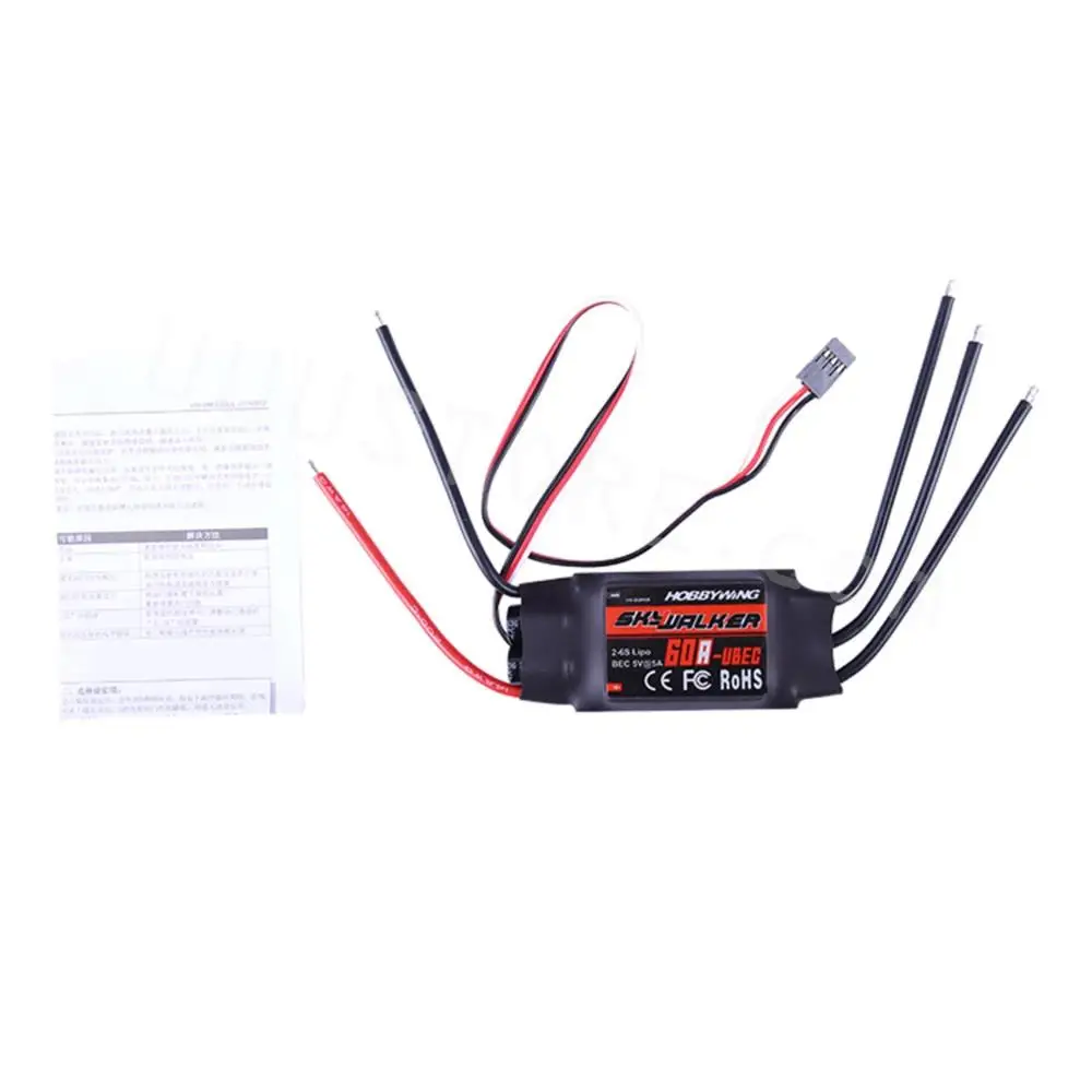 Skywalker 60A ESC Brushless UBEC 3A 2-6S LIPO For RC FPV Quadcopter Skywalker Airplane