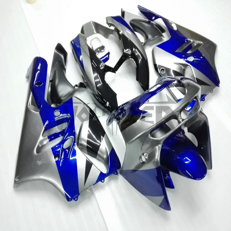 Full fairing kits  for ZX-9R 1994 1995 1996 1997 blue silverZX9R 94 95 96 97 ABS plastic bodywork kit motorcycle fairings