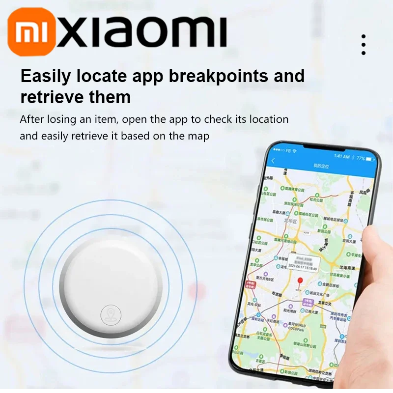 Xiaomi Mini GPS Tracker Device Smart Anti-Lost Reminder For Pets Bag Wallet Bluetooth Portable Finder Airtag Tracking Locator