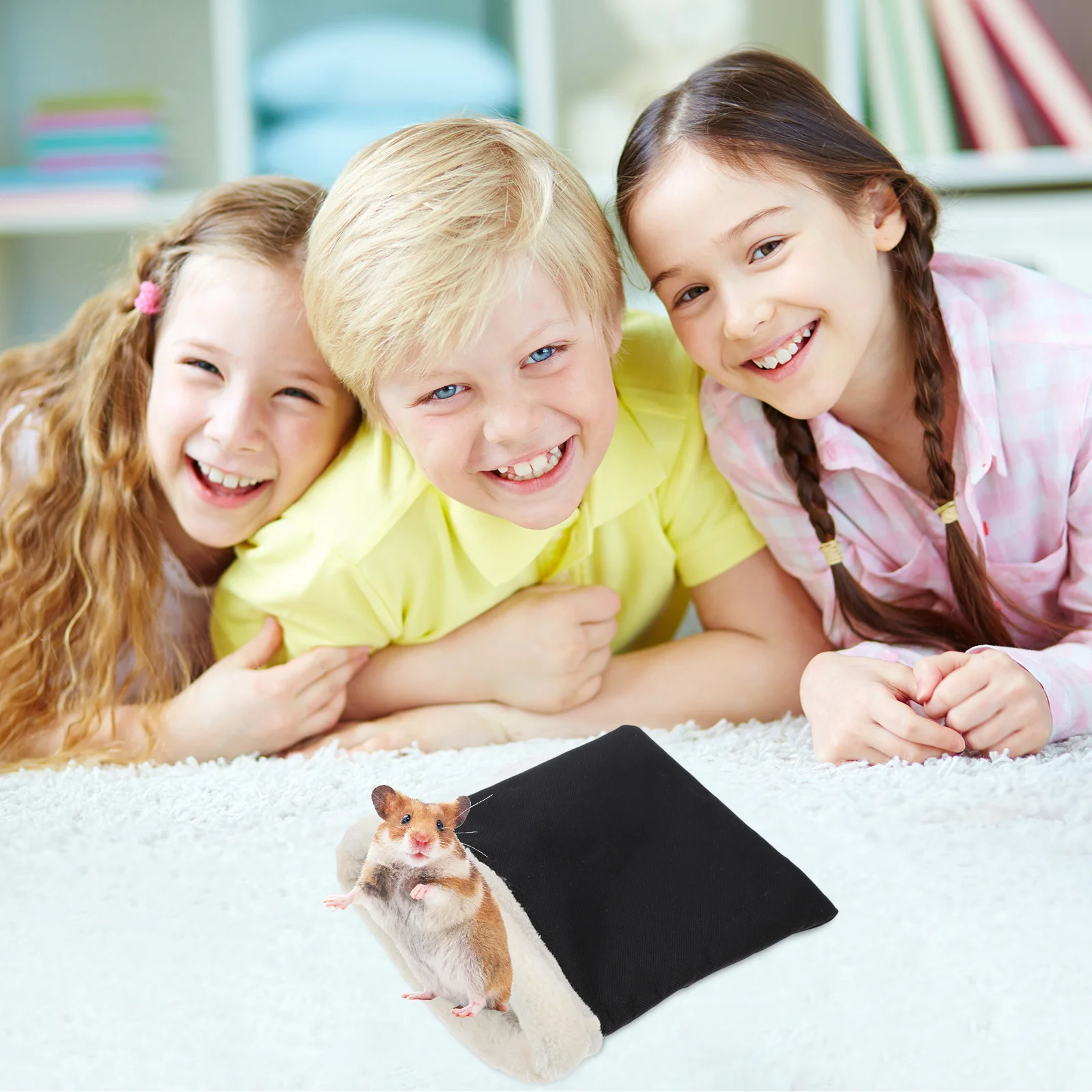 

Warm Pet Sleep Sack Small Hamster Rabbit Wrap Blanket Sleeping Bag Nest Bed Mat Cozy Sleep Mat Hamster Wrap