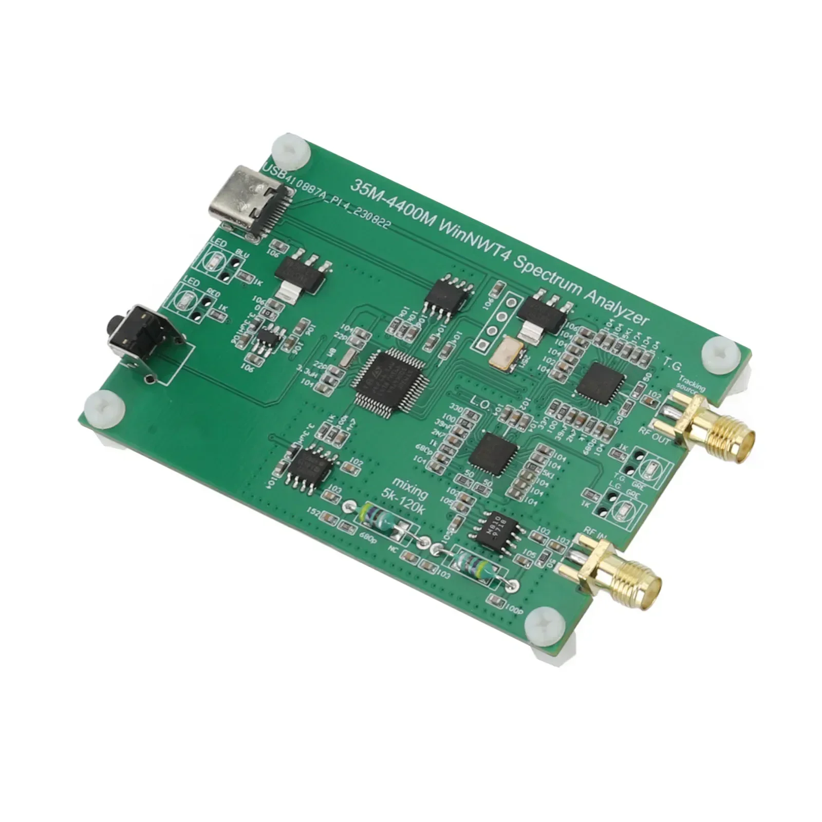 

LTDZ_35M-4400M USB Spectrum Analyzer Module Spectrum Signal Source RF Frequency Domain Analysis Tool For Win XP Win7 Win10