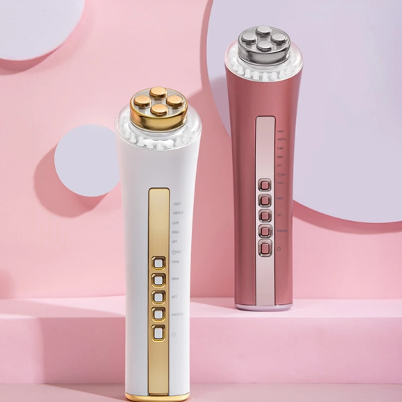 

Rf Face Beauty Equipment Supplier Cosmetics Beauty Home Use Ultrasonic Facial Machine Skin Whitening Skin Clean Beauty Device