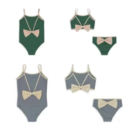 Baby Girl Swimwears Back Bow One Piece Swimsuit Sunscreen  Bikinis  Children's Swimsuits  Swimwear for Girls Bikini  Swimming