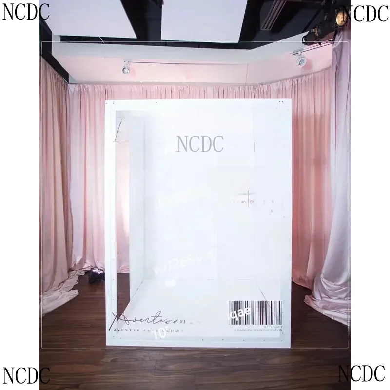 Hot Sale Backdrop Wedding Party Photography Decoration Props Magazine Box Photo Booth Led With