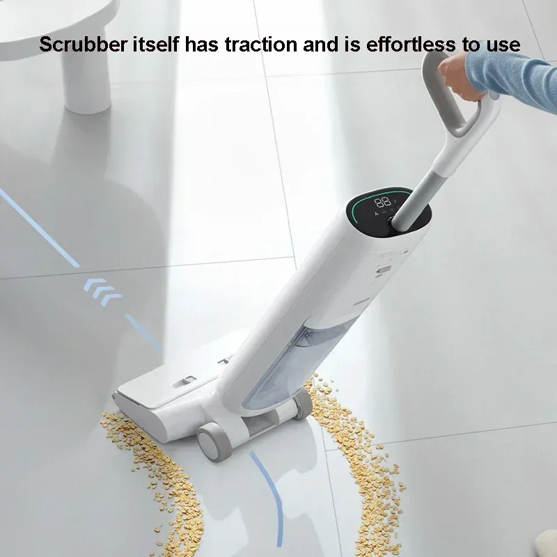 

Xiaomi MIJIA Wireless Floor Washer Vacuum Cleaner Handheld Self-cleaning Wet and Dry Household Smart Scrubber, Pull Mopping