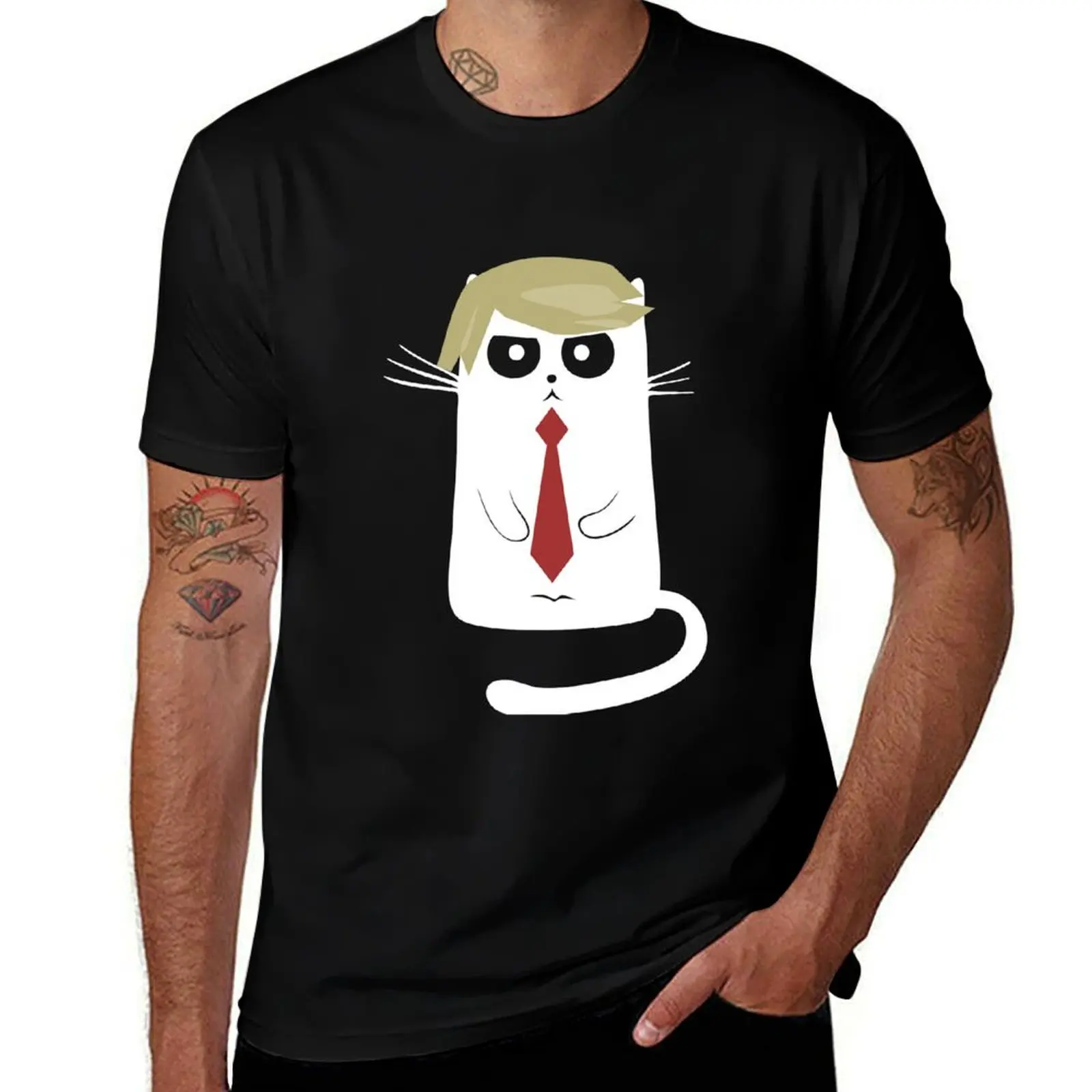 

A cat called Trump T-Shirt vintage graphic tee graphics mens fashion