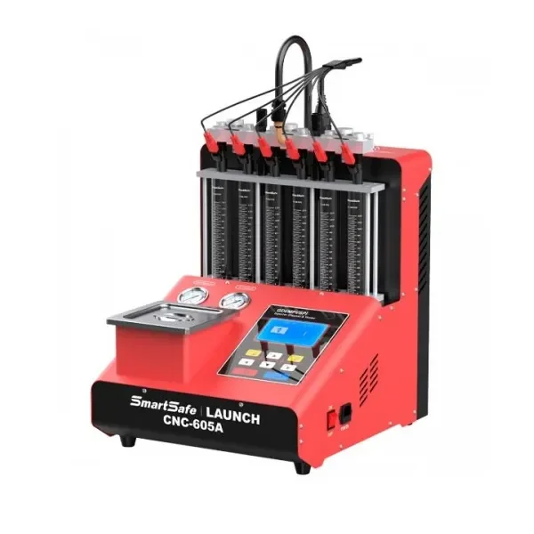 CNC-605A CNC605A GDI Fuel Injector Cleaner and Tester 6 Cylinders Ultrasonic GDI EFI SFI Injector Cleaning Machine