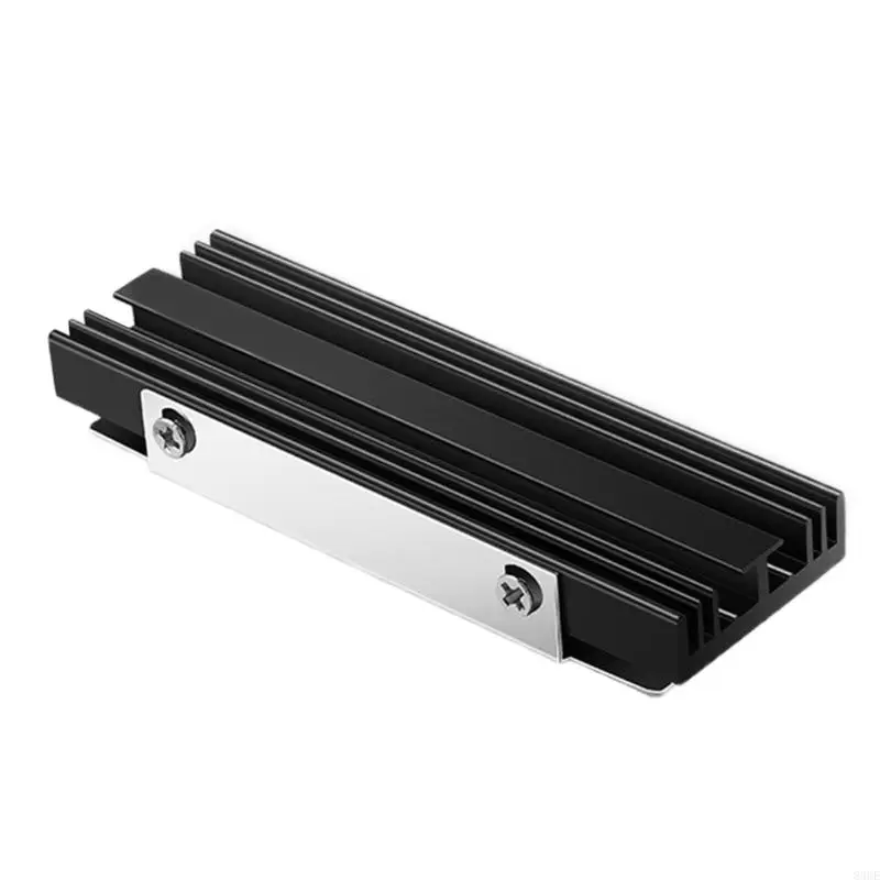 

M.2 SSD NVMe Heat Sink Aluminum M.2 2280 Hard Disk Heatsink Gaskets with Silicone Thermal Pad Accessory 83CE